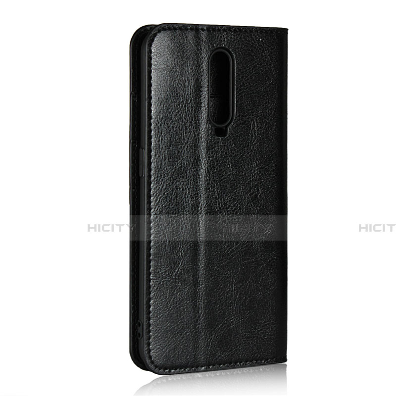 Coque Portefeuille Livre Cuir Etui Clapet T07 pour Oppo R17 Pro Noir Plus