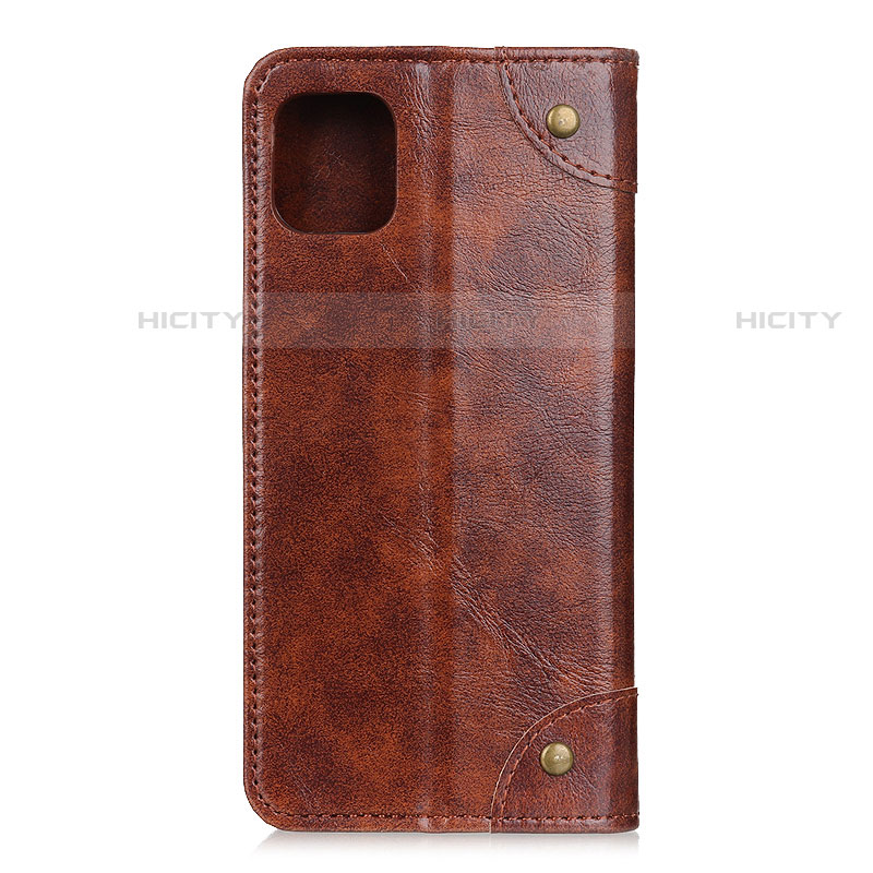 Coque Portefeuille Livre Cuir Etui Clapet T07 pour Xiaomi Mi 11 Lite 4G Brun Clair Plus