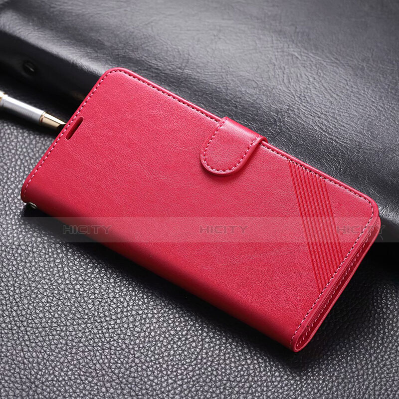 Coque Portefeuille Livre Cuir Etui Clapet T07 pour Xiaomi Mi 9T Pro Rouge Plus