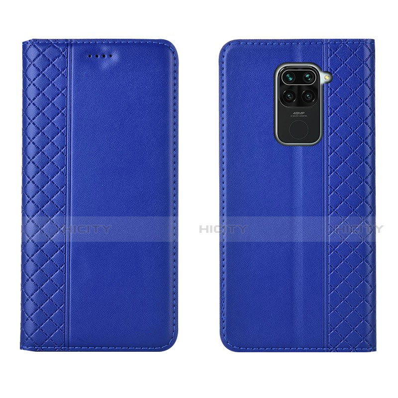 Coque Portefeuille Livre Cuir Etui Clapet T07 pour Xiaomi Redmi 10X 4G Bleu Plus