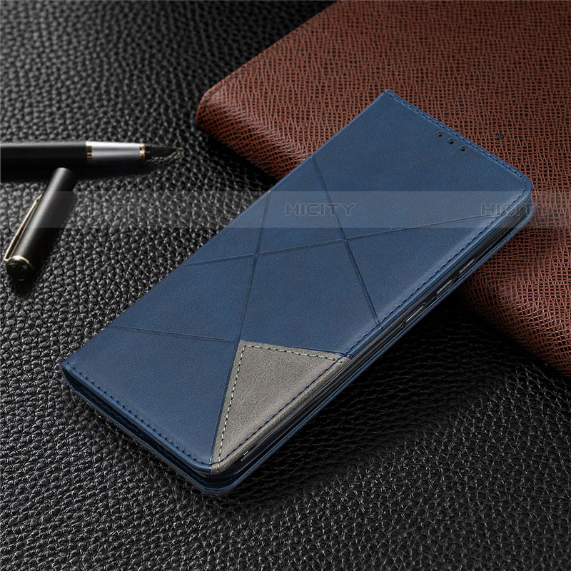 Coque Portefeuille Livre Cuir Etui Clapet T07 pour Xiaomi Redmi 9A Bleu Plus