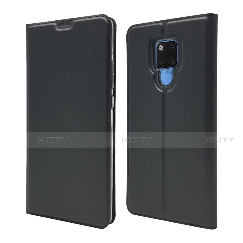 Coque Portefeuille Livre Cuir Etui Clapet T08 pour Huawei Mate 20 X 5G Noir Plus