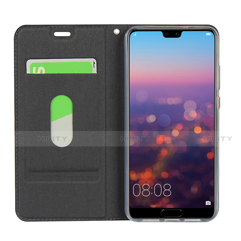 Coque Portefeuille Livre Cuir Etui Clapet T08 pour Huawei P20 Plus