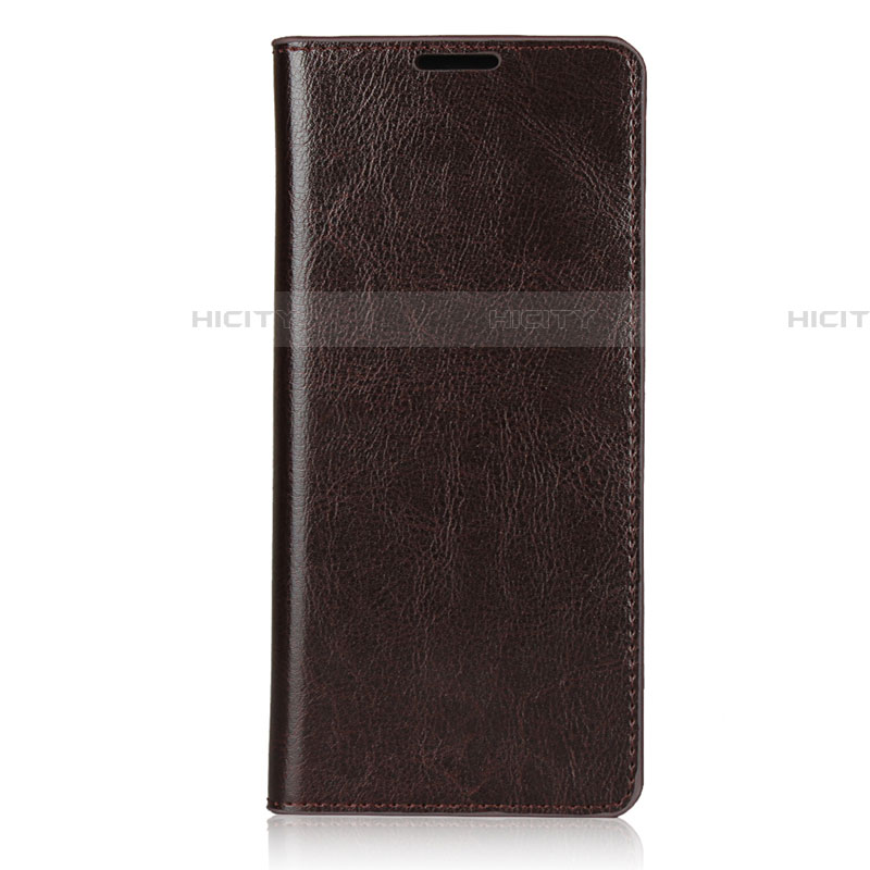 Coque Portefeuille Livre Cuir Etui Clapet T08 pour OnePlus 8 Pro Marron Plus