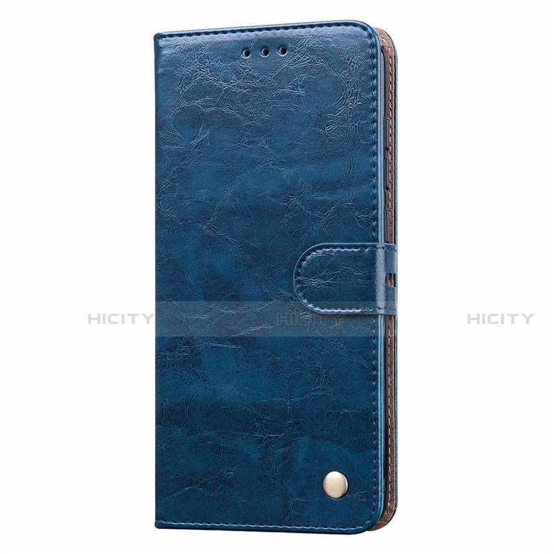 Coque Portefeuille Livre Cuir Etui Clapet T08 pour Xiaomi Redmi 10X 4G Bleu Plus