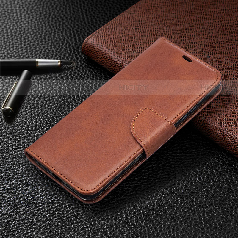 Coque Portefeuille Livre Cuir Etui Clapet T08 pour Xiaomi Redmi 9A Marron Plus