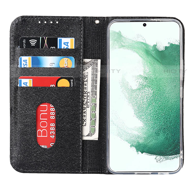 Coque Portefeuille Livre Cuir Etui Clapet T08D pour Samsung Galaxy S21 Plus 5G Plus