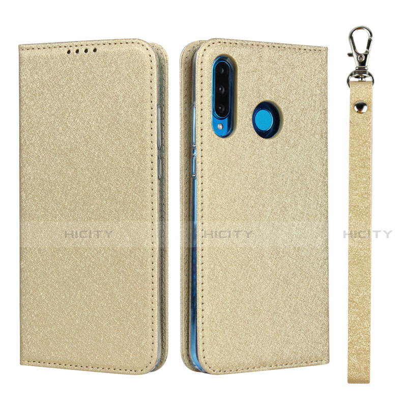 Coque Portefeuille Livre Cuir Etui Clapet T09 pour Huawei P30 Lite New Edition Or Plus