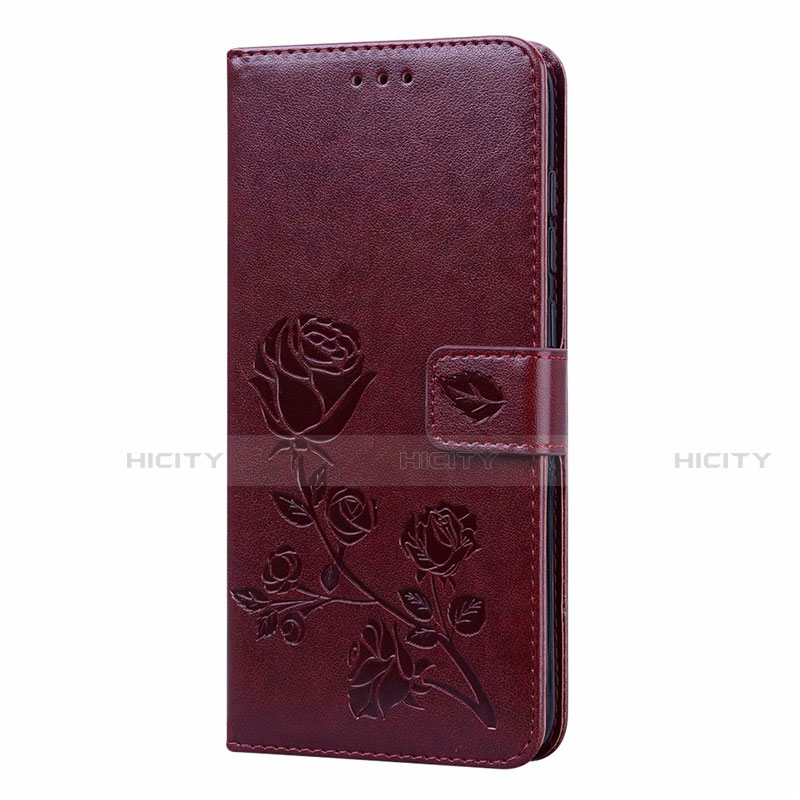 Coque Portefeuille Livre Cuir Etui Clapet T09 pour Xiaomi Redmi 10X 4G Marron Plus