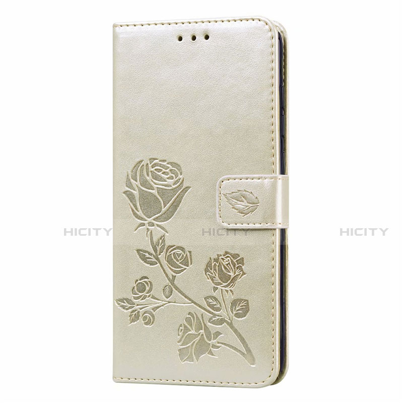 Coque Portefeuille Livre Cuir Etui Clapet T09 pour Xiaomi Redmi Note 9 Or Plus