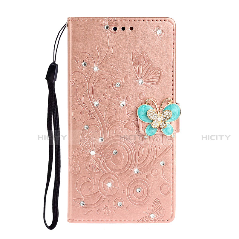 Coque Portefeuille Livre Cuir Etui Clapet T10 pour Huawei P40 Pro Or Rose Plus