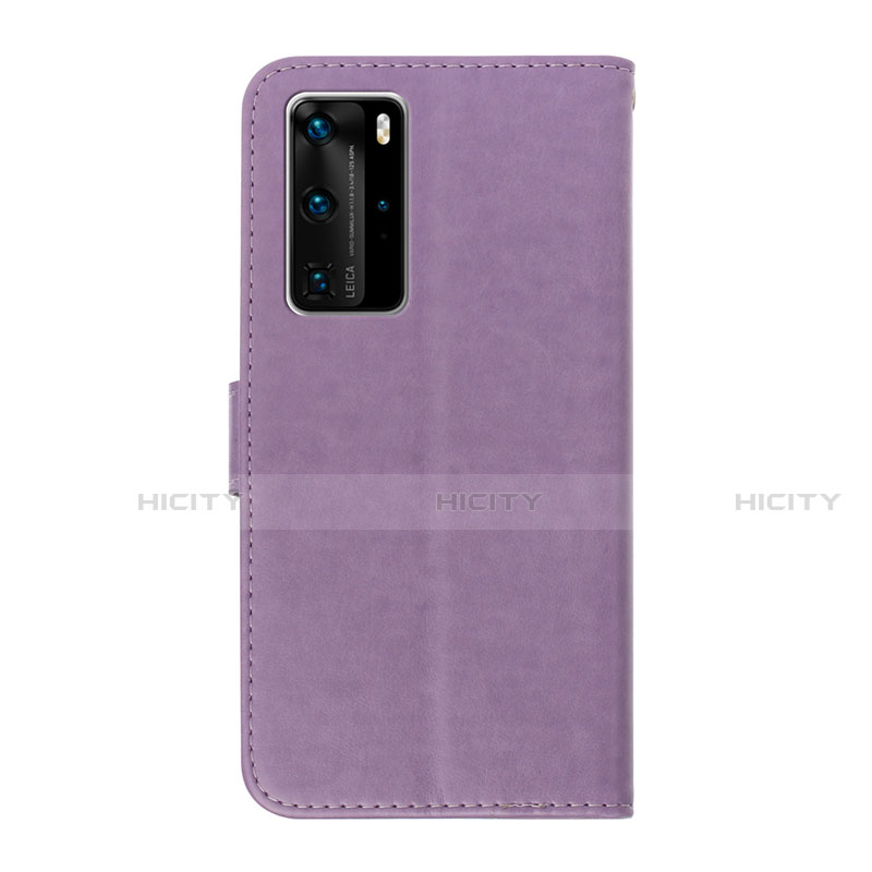 Coque Portefeuille Livre Cuir Etui Clapet T10 pour Huawei P40 Pro Plus