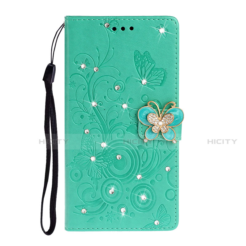 Coque Portefeuille Livre Cuir Etui Clapet T10 pour Huawei P40 Pro Vert Plus