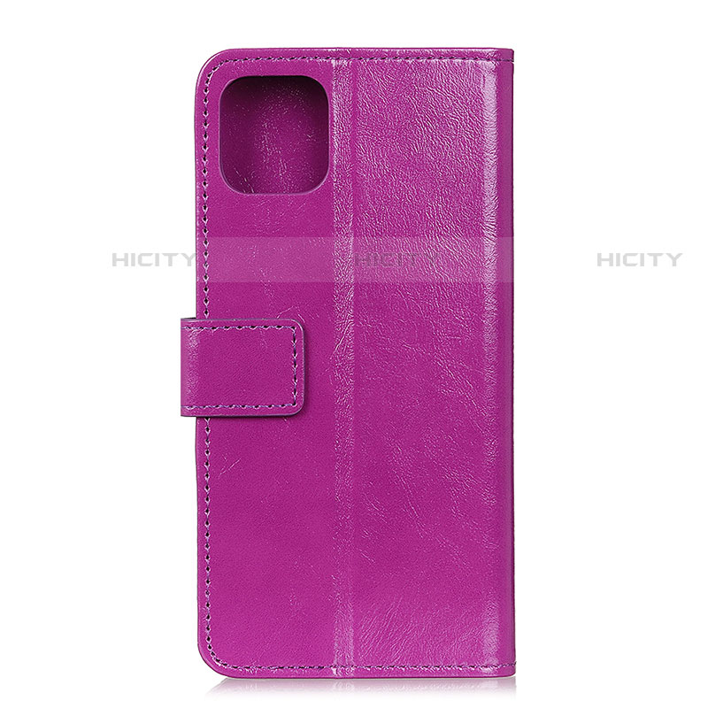 Coque Portefeuille Livre Cuir Etui Clapet T10 pour Xiaomi Mi 11 5G Violet Plus