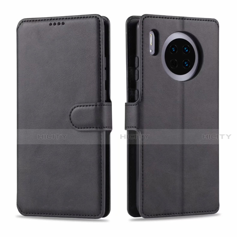 Coque Portefeuille Livre Cuir Etui Clapet T11 pour Huawei Mate 30 Pro 5G Noir Plus