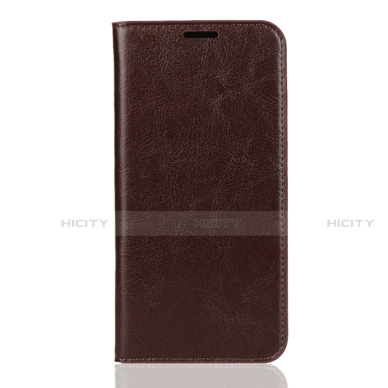 Coque Portefeuille Livre Cuir Etui Clapet T11 pour Xiaomi Mi 9T Marron Plus