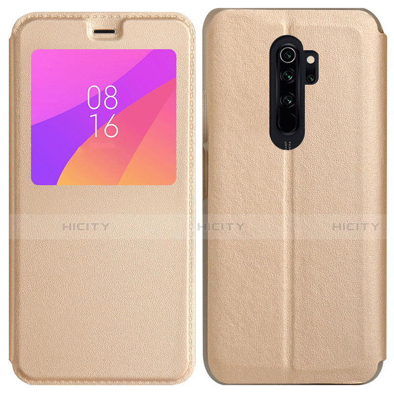 Coque Portefeuille Livre Cuir Etui Clapet T11 pour Xiaomi Redmi Note 8 Pro Or Plus