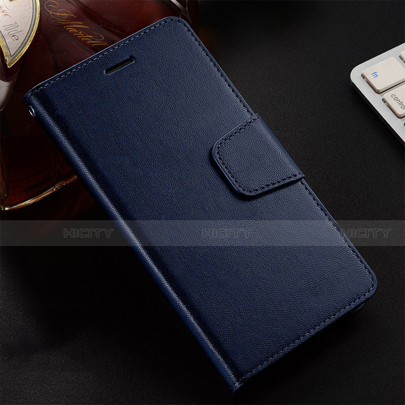 Coque Portefeuille Livre Cuir Etui Clapet T12 pour Huawei Honor 10i Bleu Plus