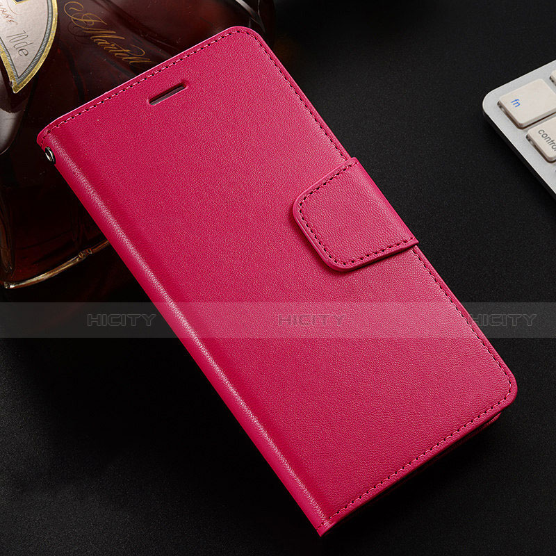 Coque Portefeuille Livre Cuir Etui Clapet T12 pour Huawei Honor 10i Rouge Plus