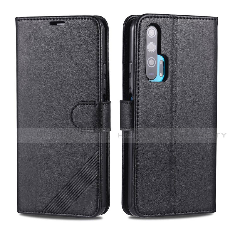 Coque Portefeuille Livre Cuir Etui Clapet T12 pour Huawei Honor 20 Pro Noir Plus