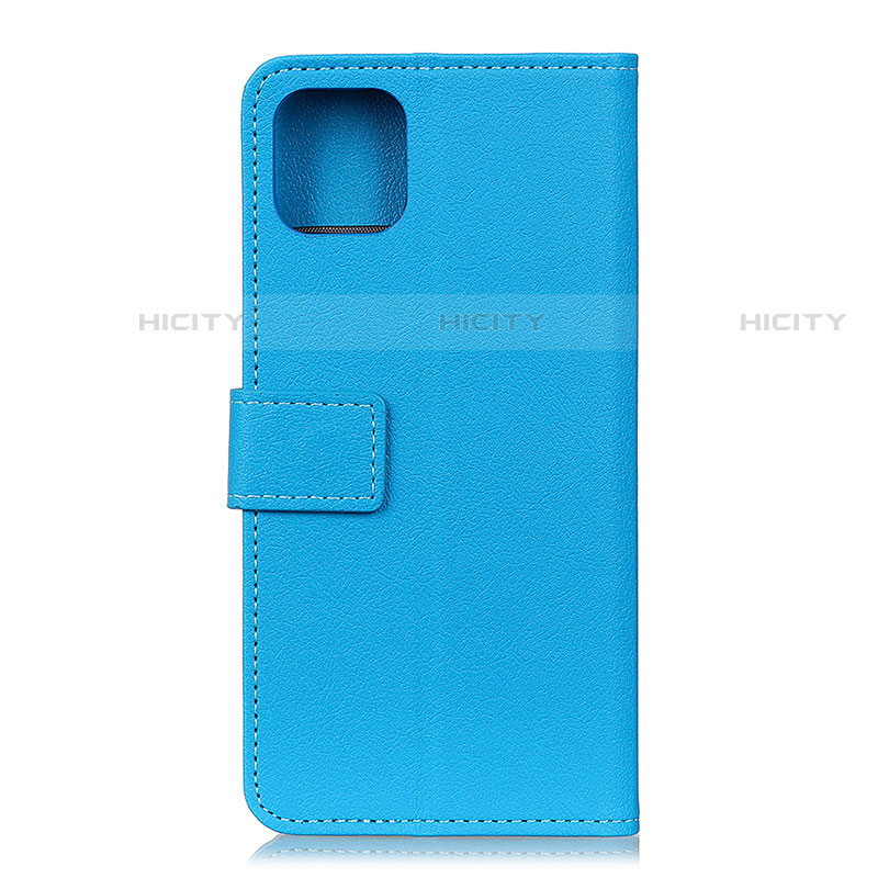 Coque Portefeuille Livre Cuir Etui Clapet T12 pour Xiaomi Mi 11 5G Bleu Plus