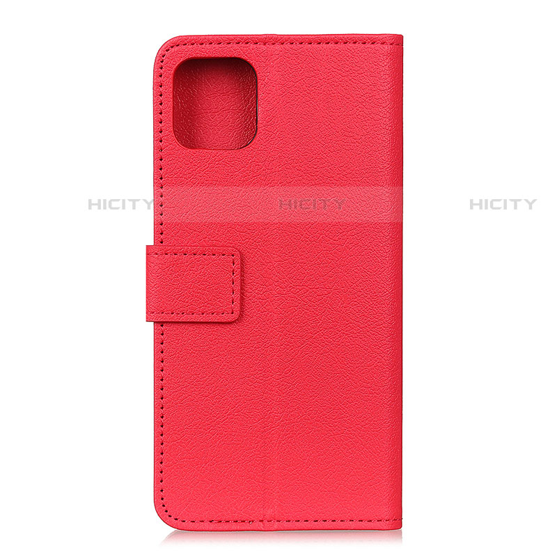 Coque Portefeuille Livre Cuir Etui Clapet T12 pour Xiaomi Mi 11 5G Rouge Plus