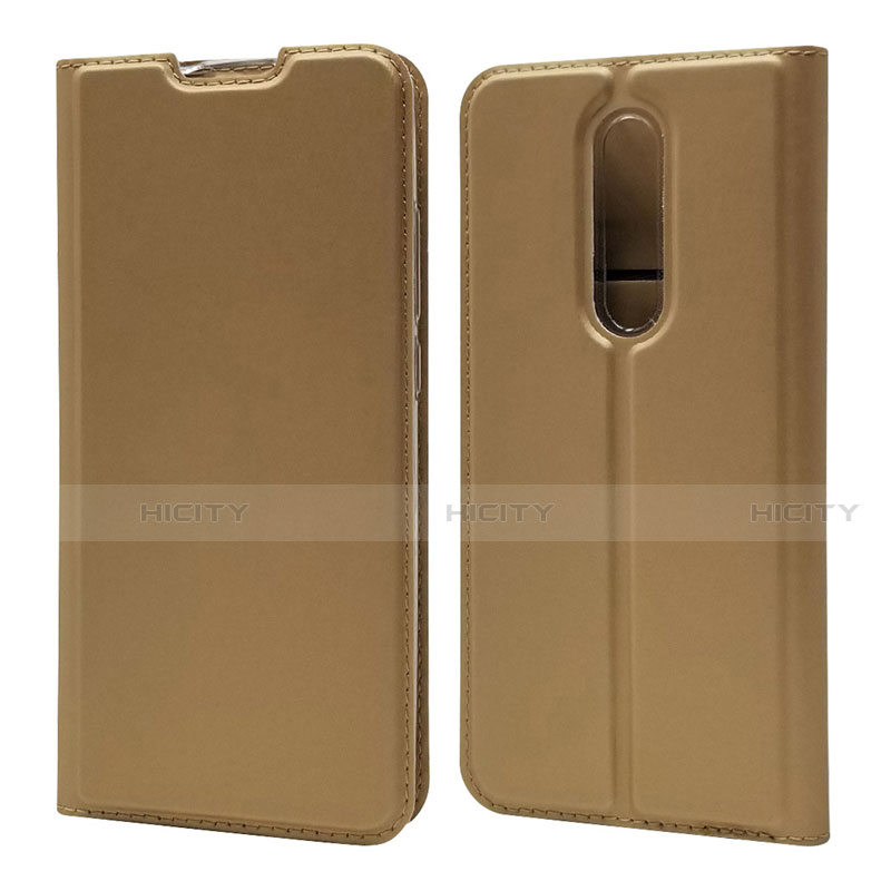 Coque Portefeuille Livre Cuir Etui Clapet T12 pour Xiaomi Mi 9T Or Plus