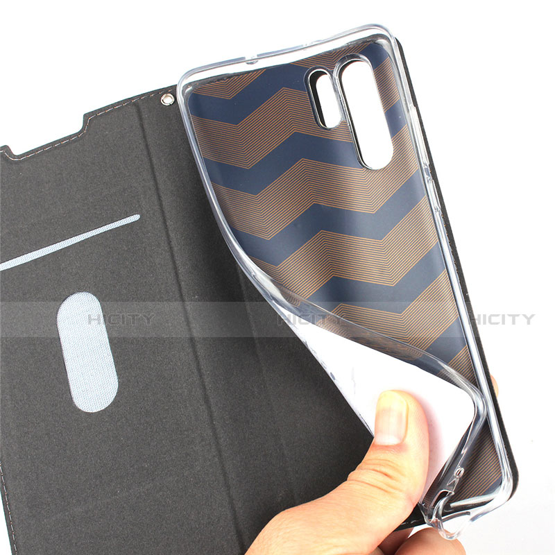 Coque Portefeuille Livre Cuir Etui Clapet T14 pour Huawei P30 Pro New Edition Plus