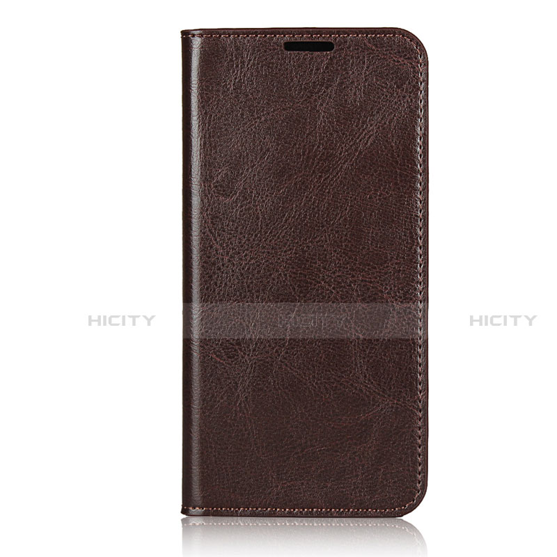 Coque Portefeuille Livre Cuir Etui Clapet T14 pour Huawei P40 Pro Marron Plus