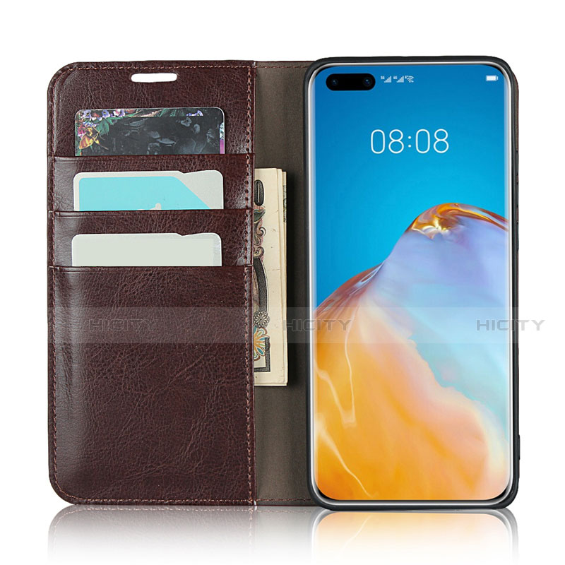 Coque Portefeuille Livre Cuir Etui Clapet T14 pour Huawei P40 Pro Plus