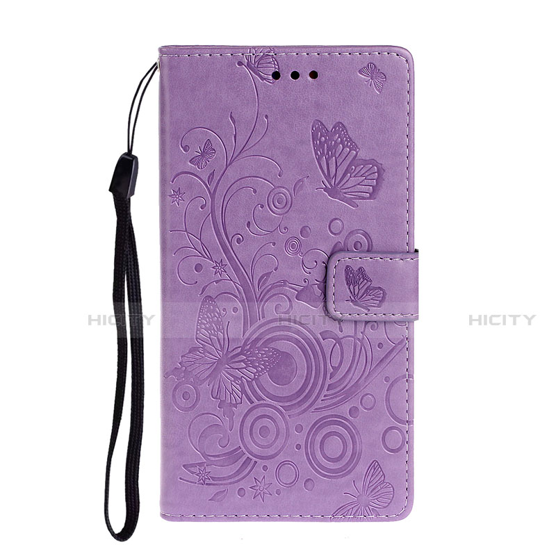 Coque Portefeuille Livre Cuir Etui Clapet T14 pour Huawei P40 Violet Plus