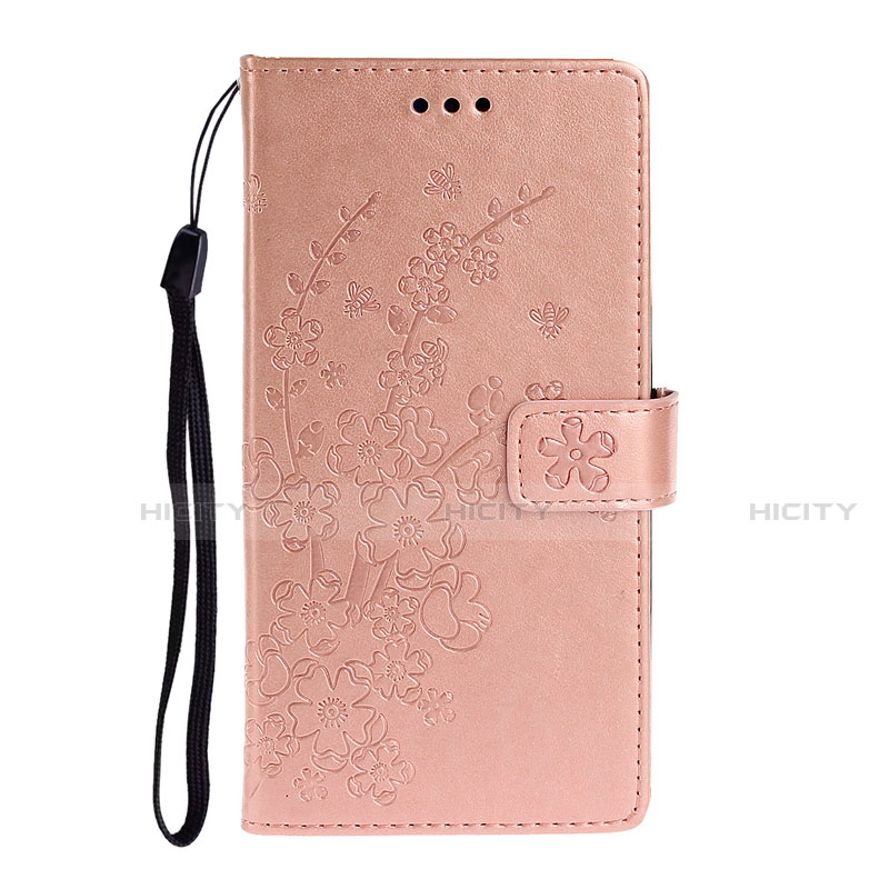 Coque Portefeuille Livre Cuir Etui Clapet T15 pour Huawei P40 Or Rose Plus