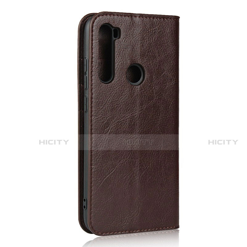 Coque Portefeuille Livre Cuir Etui Clapet T15 pour Xiaomi Redmi Note 8 Marron Plus