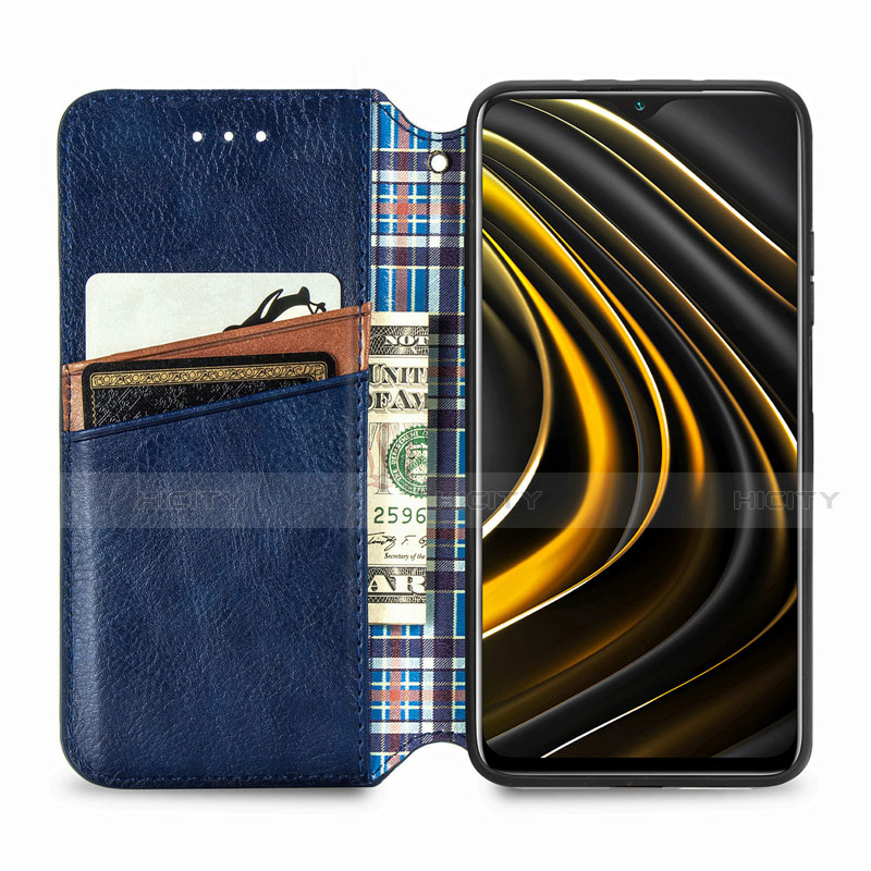 Coque Portefeuille Livre Cuir Etui Clapet T16 pour Xiaomi Poco M3 Plus