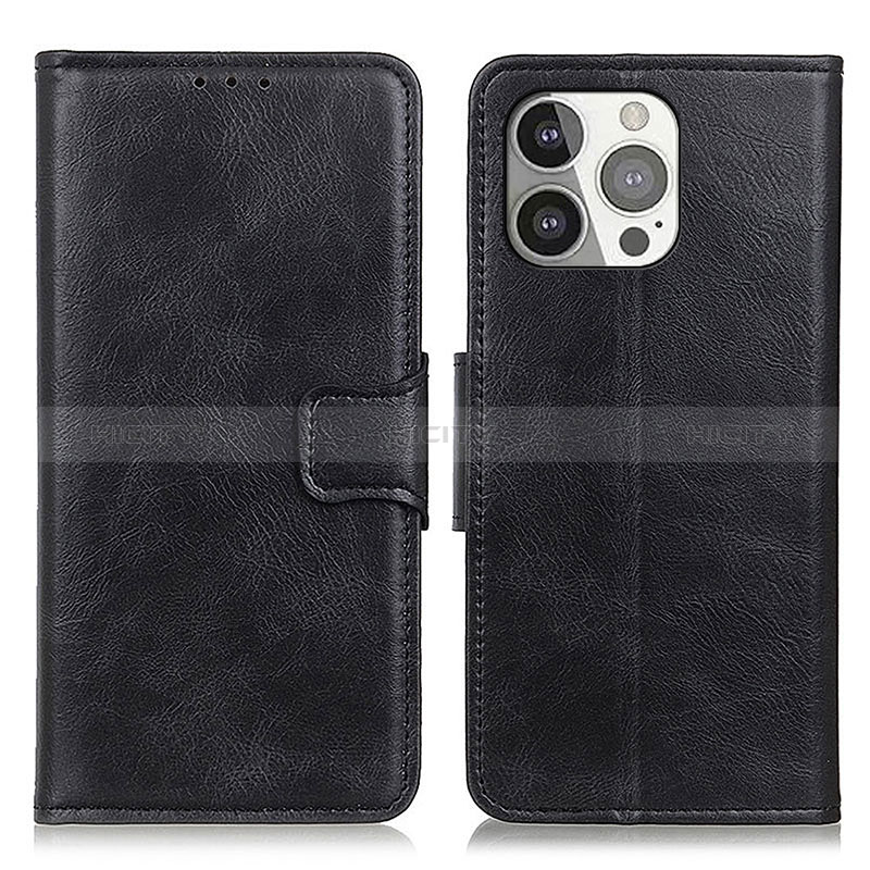 Coque Portefeuille Livre Cuir Etui Clapet T17 pour Apple iPhone 14 Pro Noir Plus