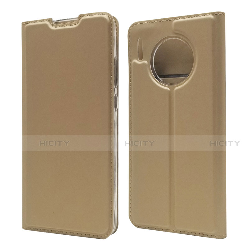 Coque Portefeuille Livre Cuir Etui Clapet T17 pour Huawei Mate 30 5G Or Plus