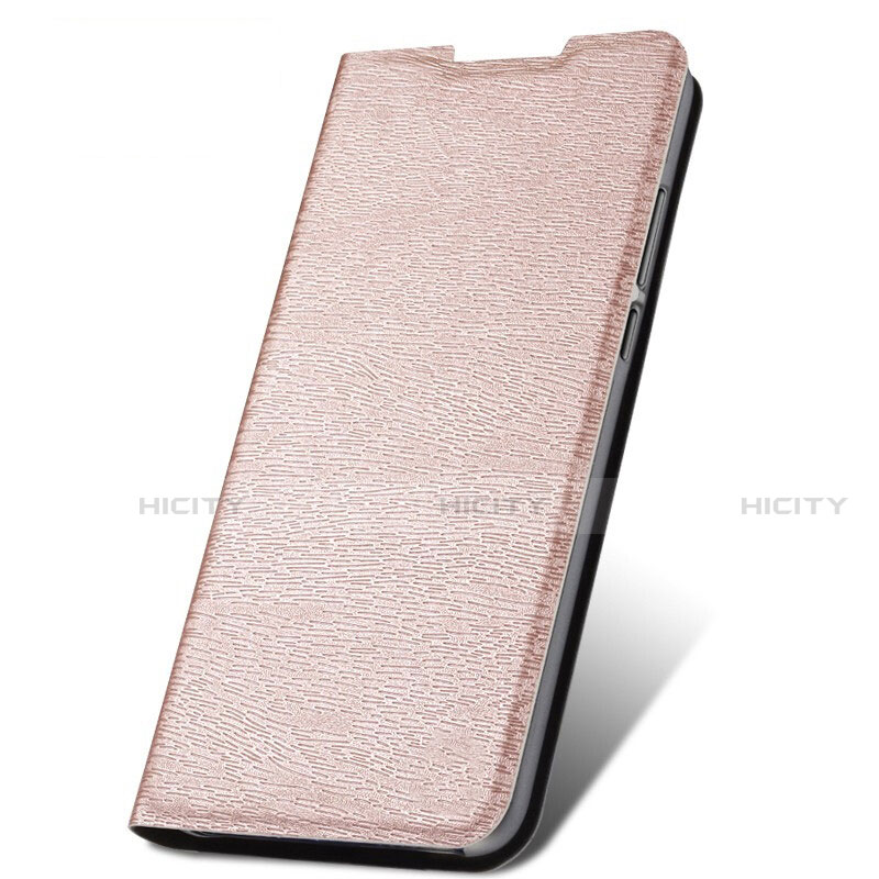 Coque Portefeuille Livre Cuir Etui Clapet T17 pour Xiaomi Redmi Note 8 (2021) Or Rose Plus