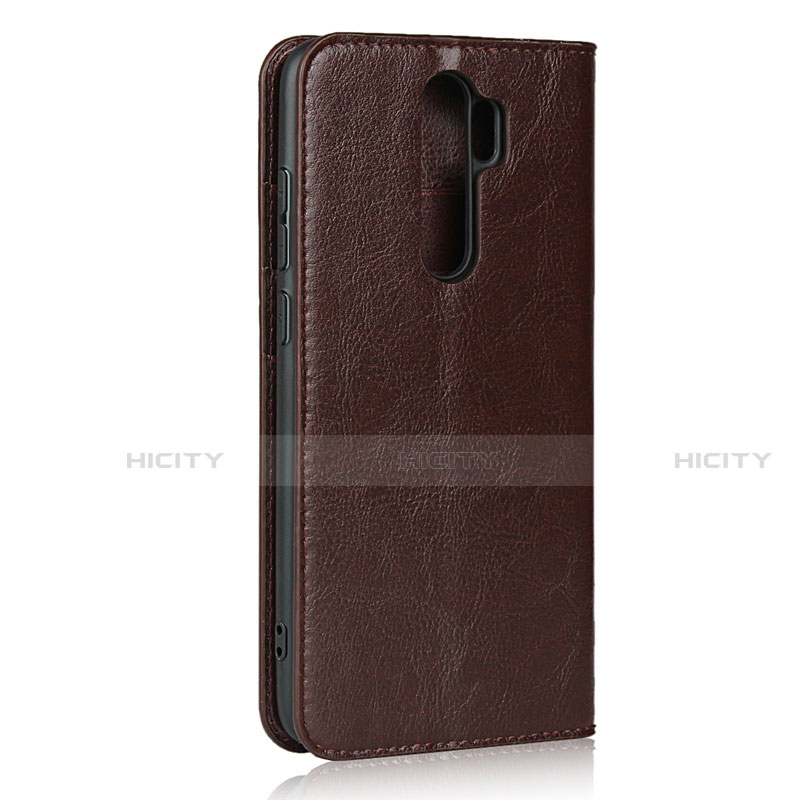 Coque Portefeuille Livre Cuir Etui Clapet T17 pour Xiaomi Redmi Note 8 Pro Marron Plus