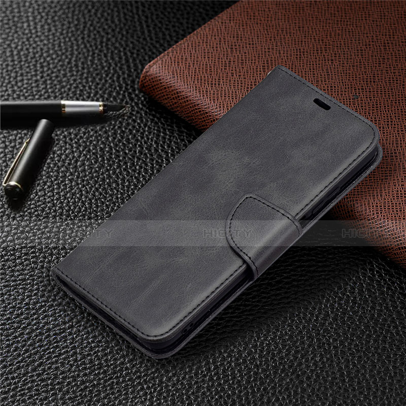 Coque Portefeuille Livre Cuir Etui Clapet T18 pour Xiaomi Poco M3 Noir Plus