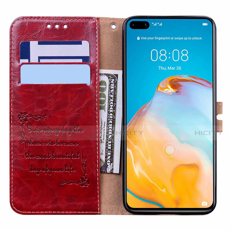 Coque Portefeuille Livre Cuir Etui Clapet T20 pour Huawei P40 Plus