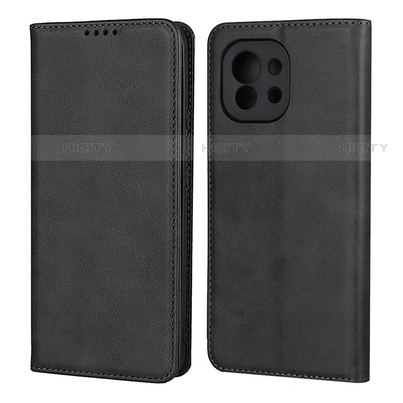 Coque Portefeuille Livre Cuir Etui Clapet T20 pour Xiaomi Mi 11 5G Noir Plus