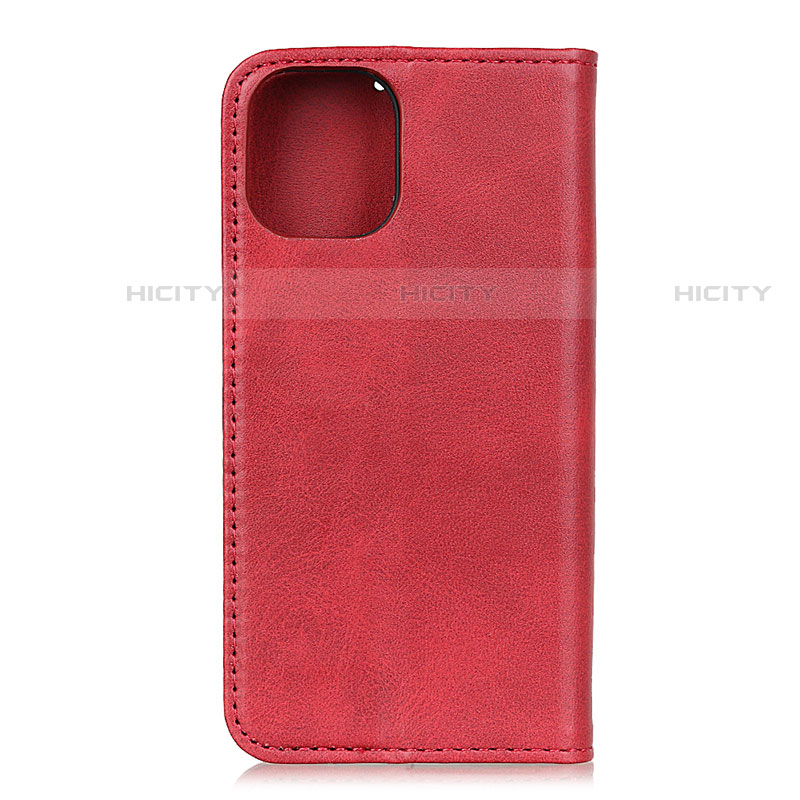 Coque Portefeuille Livre Cuir Etui Clapet T24 pour Xiaomi Mi 11 5G Rouge Plus