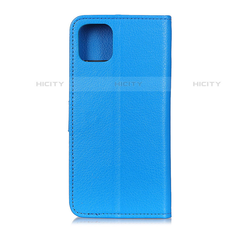 Coque Portefeuille Livre Cuir Etui Clapet T25 pour Xiaomi Mi 11 Lite 4G Bleu Ciel Plus