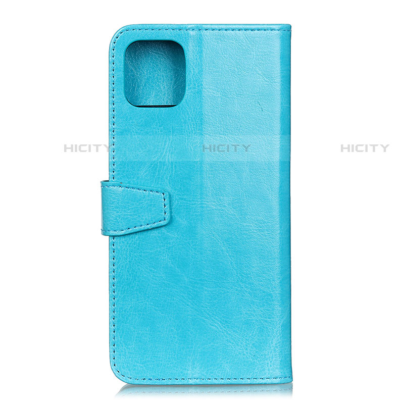 Coque Portefeuille Livre Cuir Etui Clapet T28 pour Xiaomi Mi 11 5G Bleu Ciel Plus