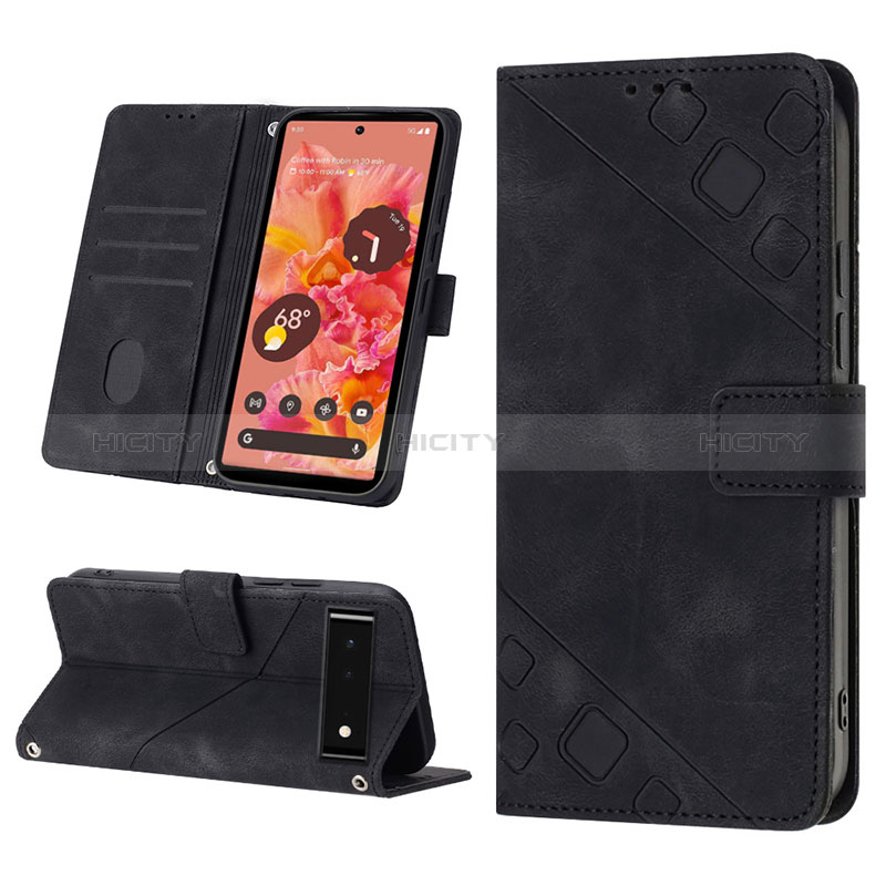 Coque Portefeuille Livre Cuir Etui Clapet Y01B pour Google Pixel 6 5G Plus