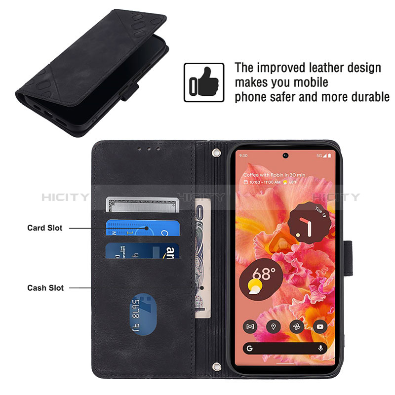 Coque Portefeuille Livre Cuir Etui Clapet Y01B pour Google Pixel 6 5G Plus