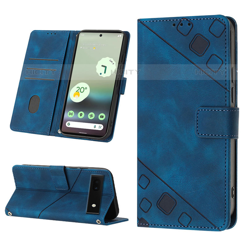 Coque Portefeuille Livre Cuir Etui Clapet Y01B pour Google Pixel 6a 5G Plus