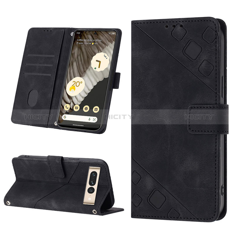 Coque Portefeuille Livre Cuir Etui Clapet Y01B pour Google Pixel 7 Pro 5G Plus