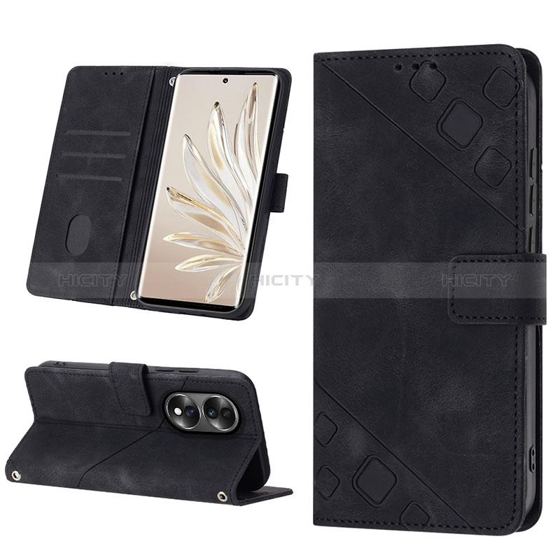 Coque Portefeuille Livre Cuir Etui Clapet Y01B pour Huawei Honor 70 5G Plus