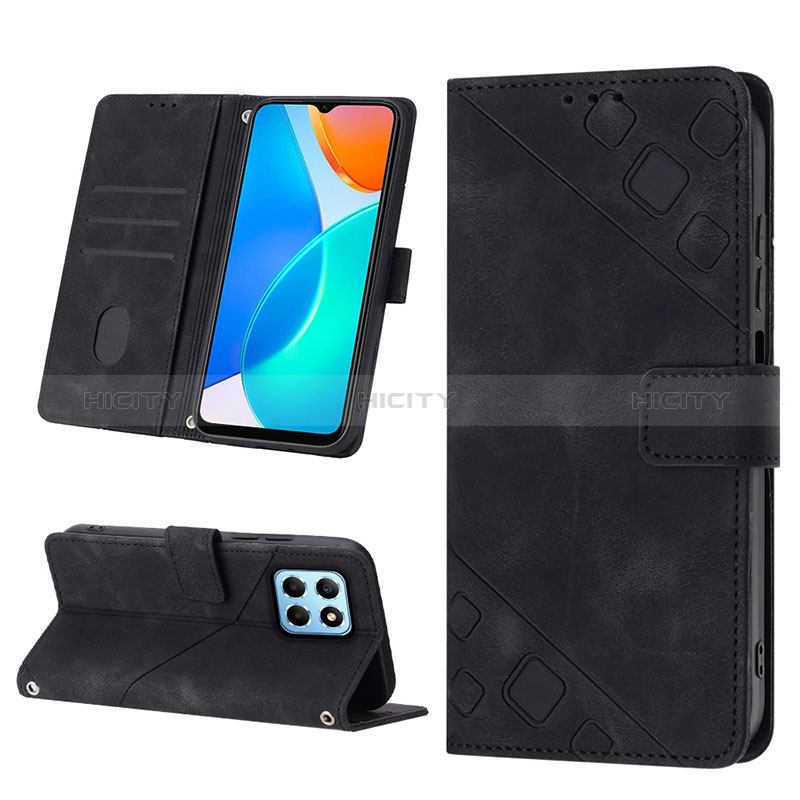 Coque Portefeuille Livre Cuir Etui Clapet Y01B pour Huawei Honor X6 5G Plus